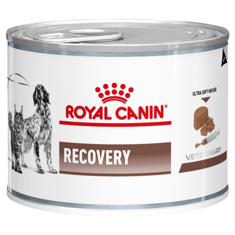 Royal Canin Veterinary Diet Canine & Feline Recovery Canned Wet Dog & Cat Food (195 grams x 12 Cans)