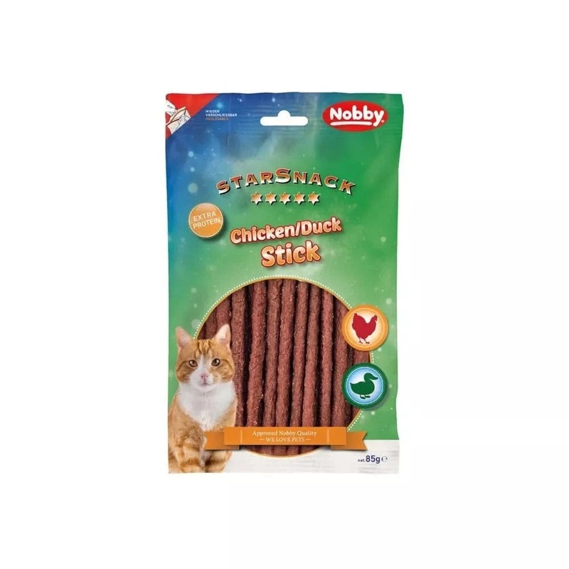 Skanstas katms antienos ir vitienos pagaliukai Chicken/Duck Stick, 85 g
