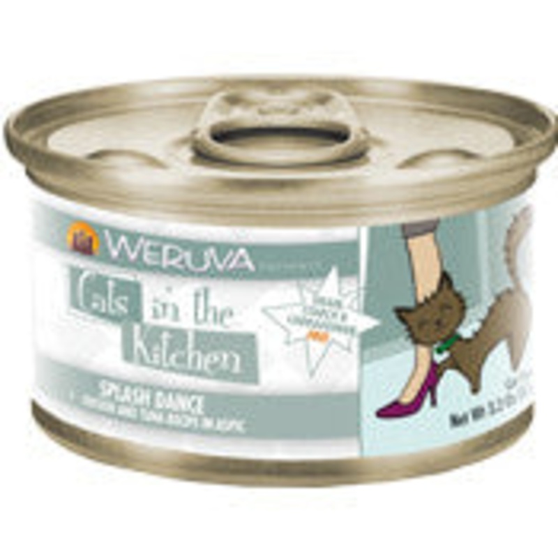 Weruva Chicken & Ocean Fish Recipe Au Jus Can Splash Dance Cat 24/3.2oz. {L-x} 784086
