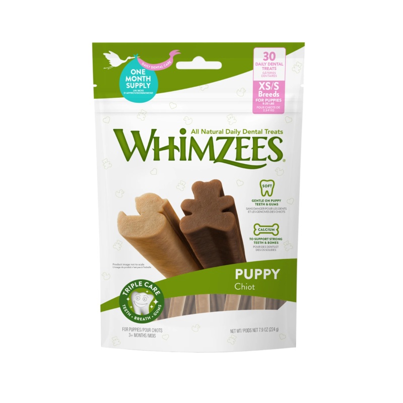 Whimzees Puppy Dental Sticks Treats (210g Pack)