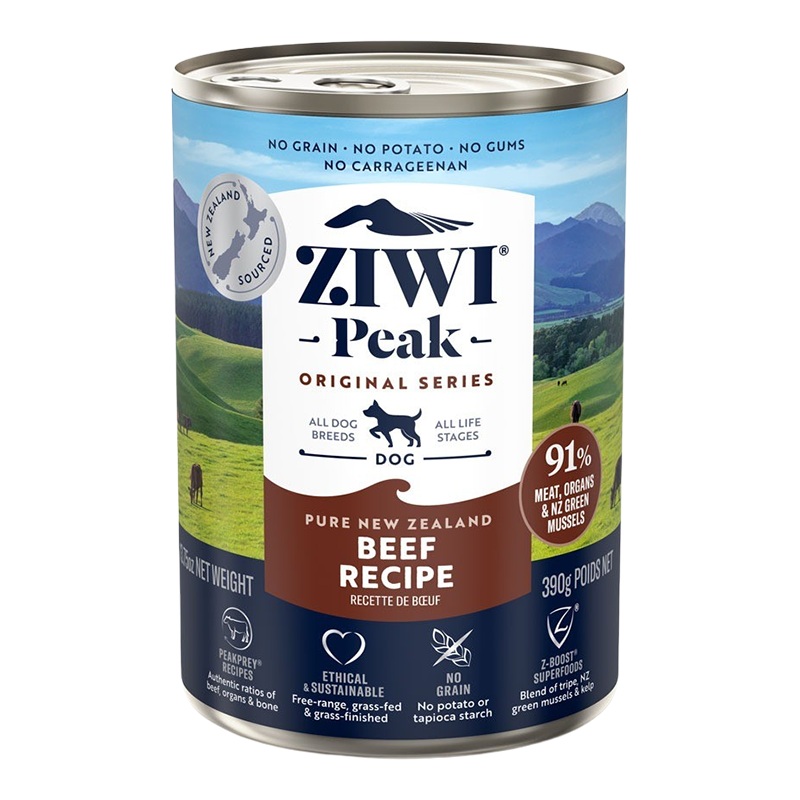 Ziwi Dog Beef – 12 / 13.75 oz {L-x}