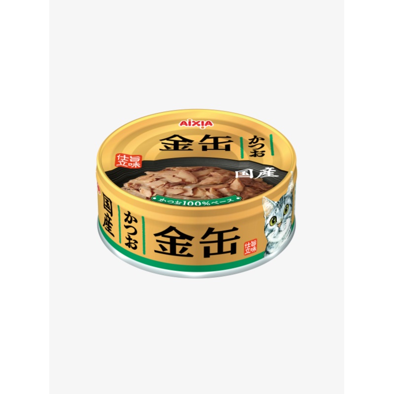 Aixia Kin-can Mini Wet Canned Food for Cats  Skipjack Tuna 70g