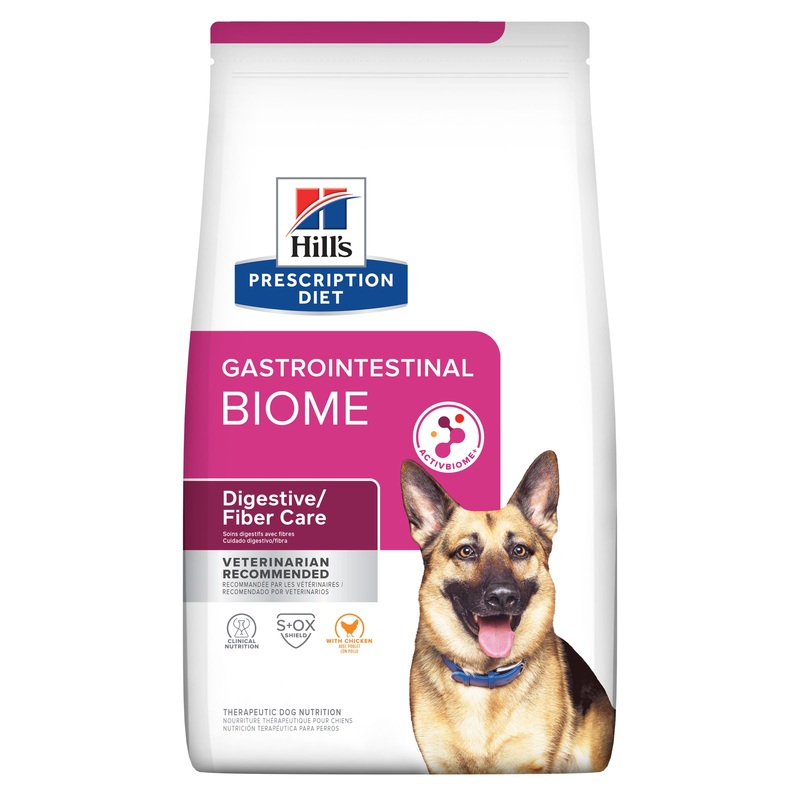 Hill’s Prescription Diet Gastrointestinal Biome Digestive/Fibre Care Dry Dog Food