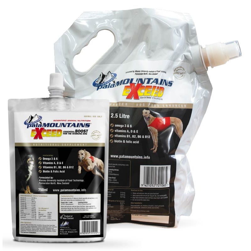 PalaMOUNTAINS Exceed Dog Work and Race Supplement