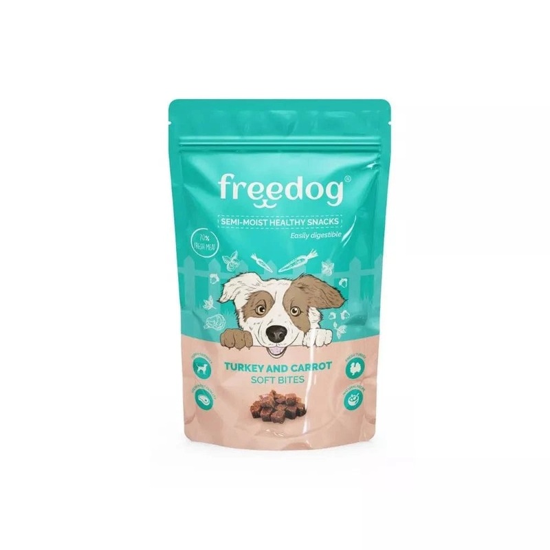 Skanstas unims Freedog su kalakutiena ir morkomis, 100 g