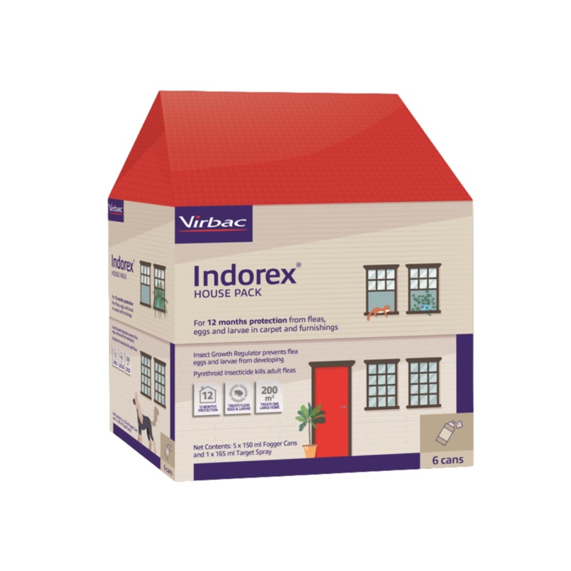 Virbac Indorex House Pack for Flea & Tick Control