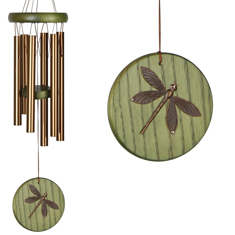 Woodstock Chimes Habitats Chime – Green, Dragonfly