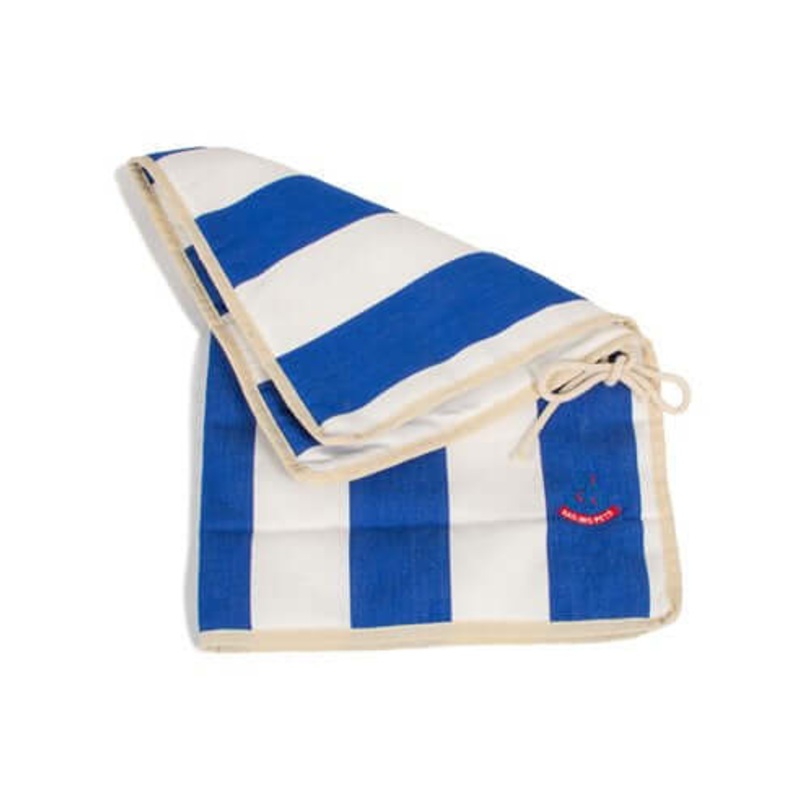 Sailing Pet Collection Foldable Cushion Made in Italy white/blue 70x54cm –