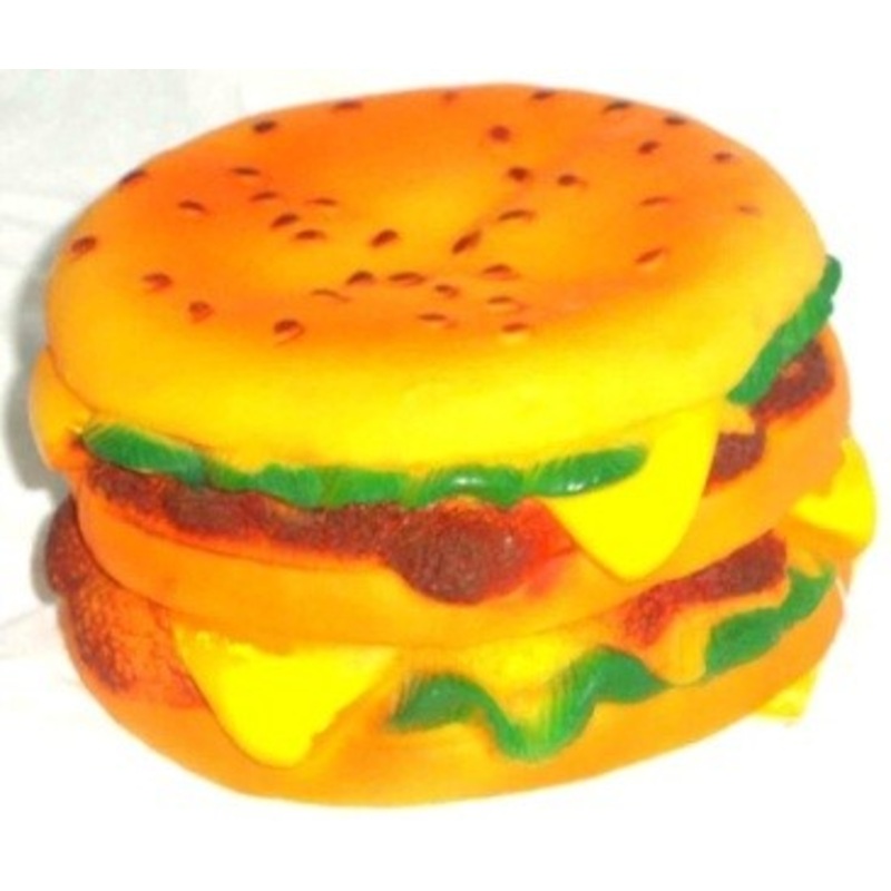 DOG TOY HAMBURGER