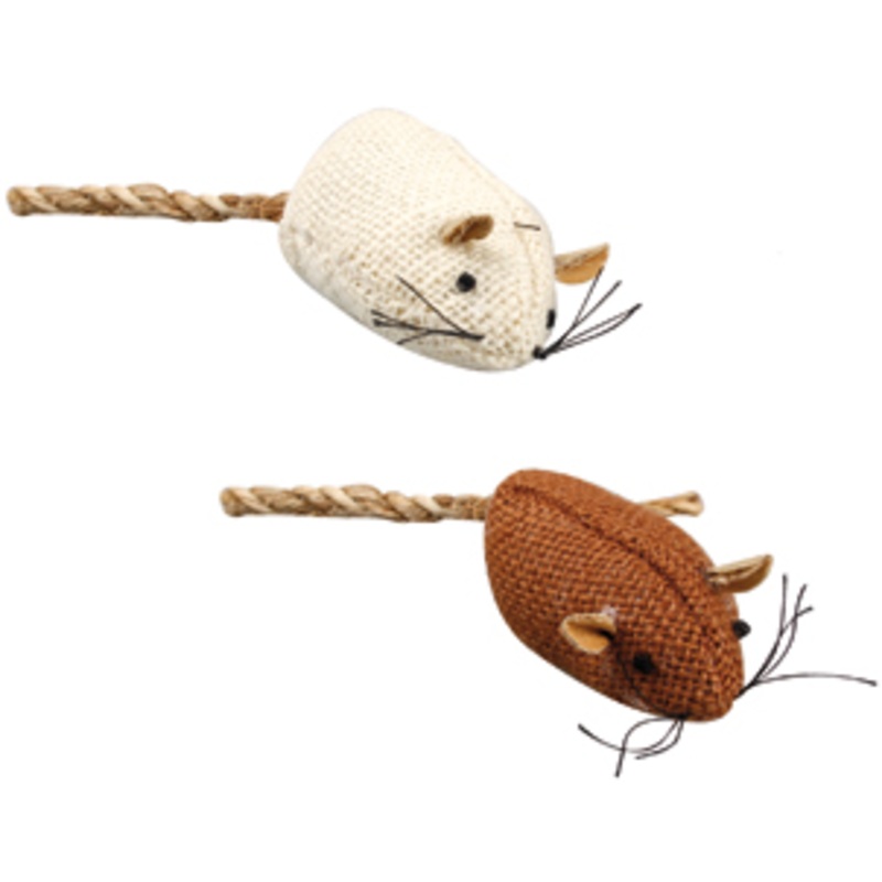 PS NATURE 2 MICE JUTE|2x (7×4.5cm)