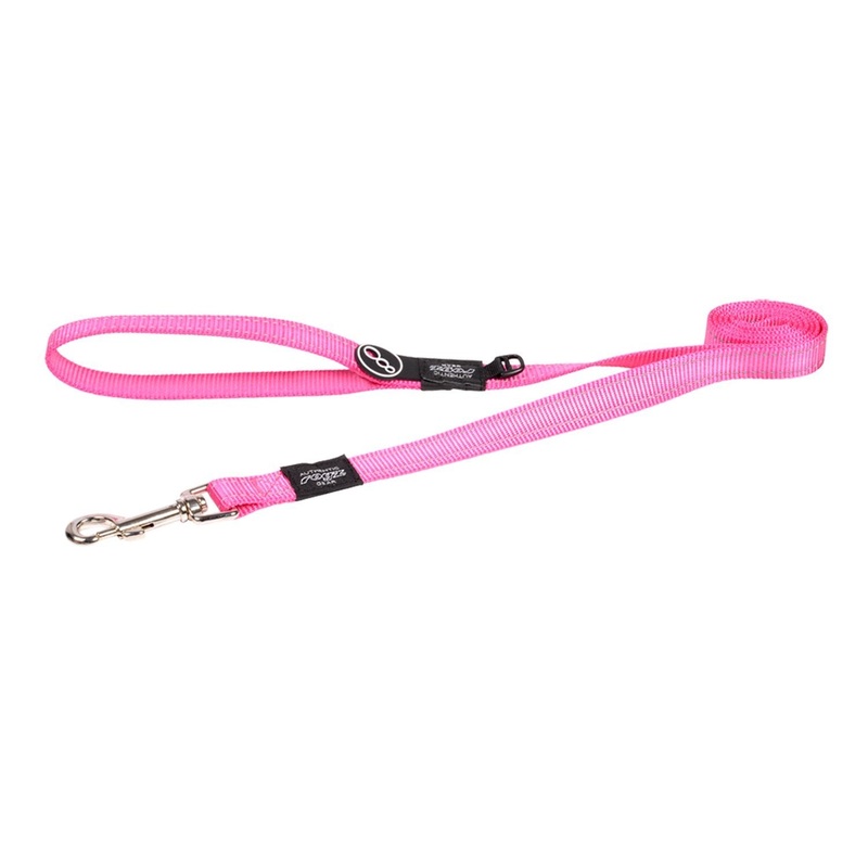 Rogz Classic Large Dog Lead Pink