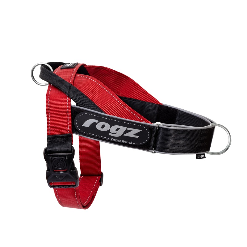 Rogz Utility LetzGo Personalised Harness Red Lge
