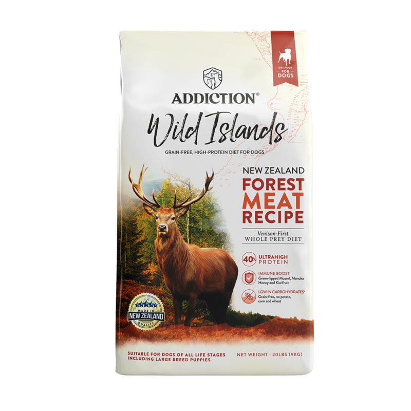 Addiction Dog Wild Islands Forest Meat 20lb