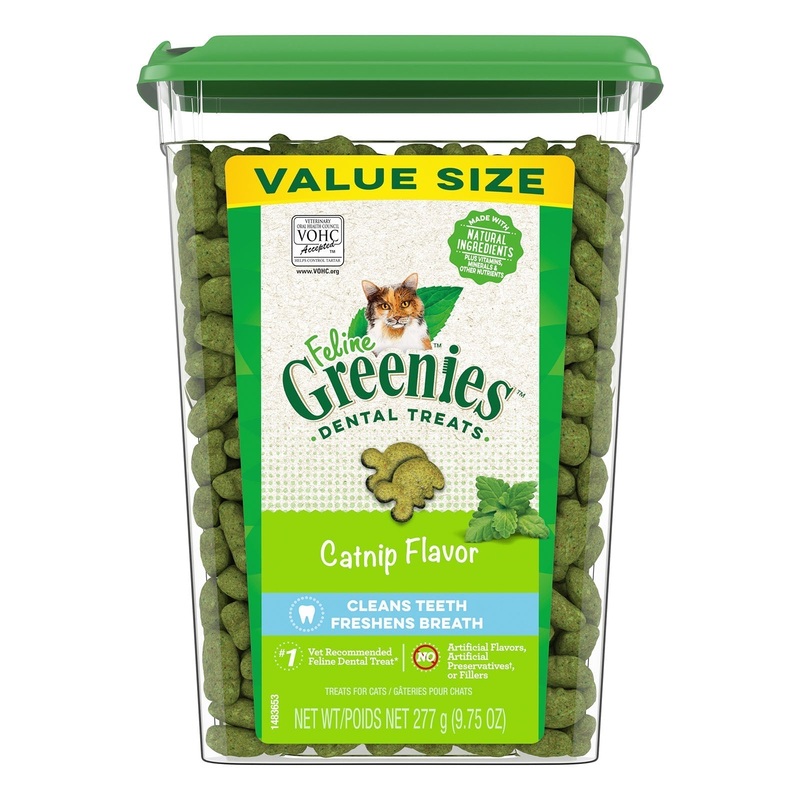 Greenies Cat Dental Treats Catnip 277g ^._.^