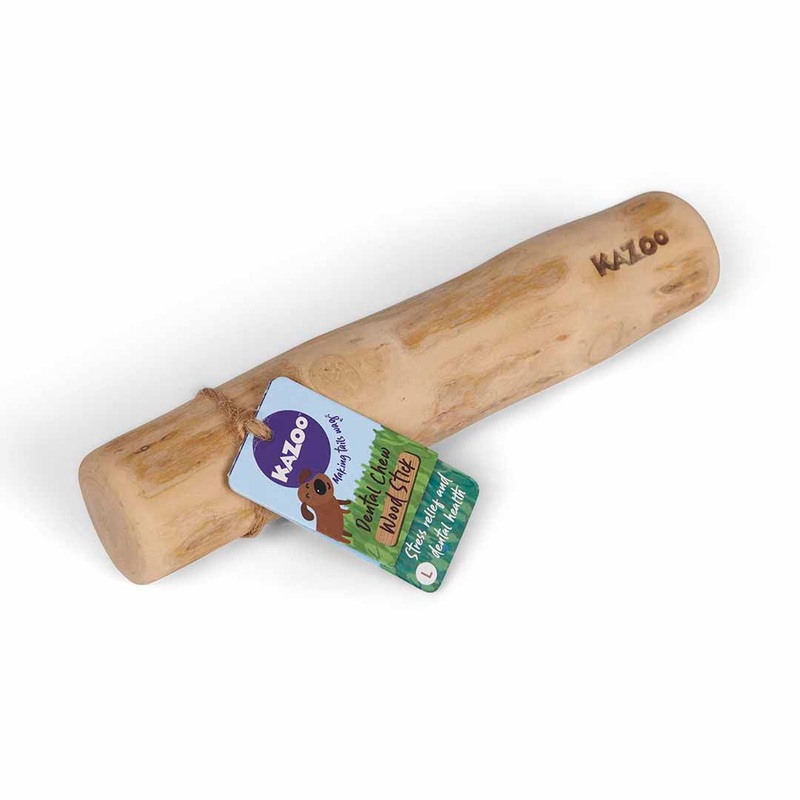 Kazoo Dental Chew Coffee Wood Stick Large ^._.^
