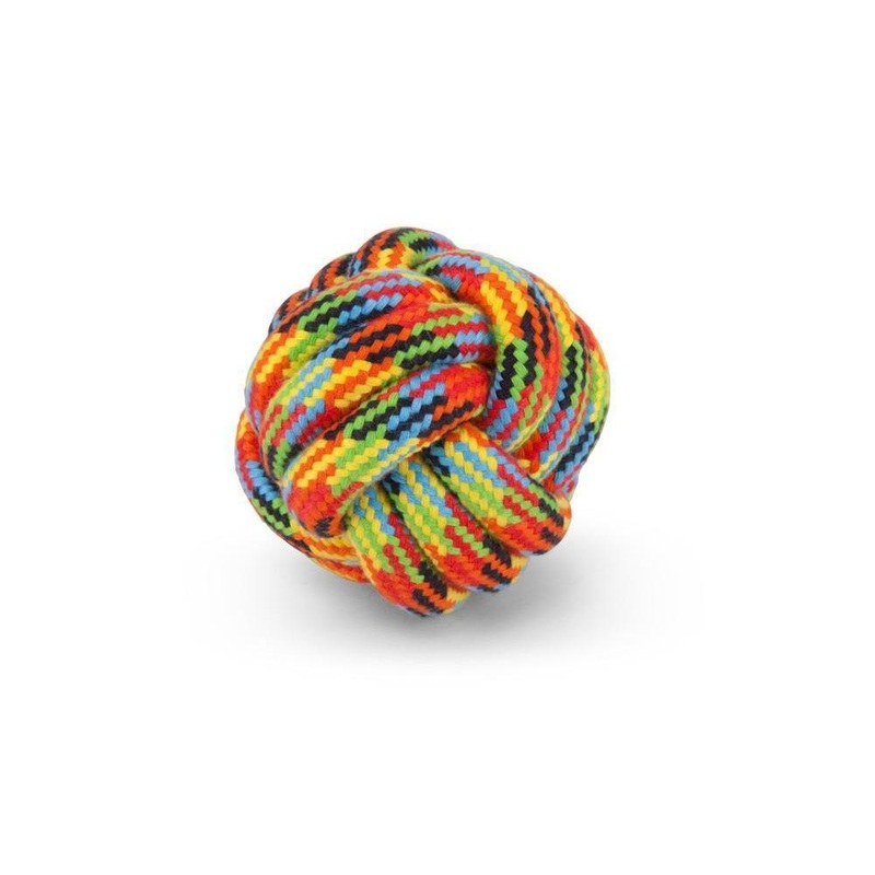 Kazoo Braided Rope Knot Ball Medium Dog Toy ^._.^