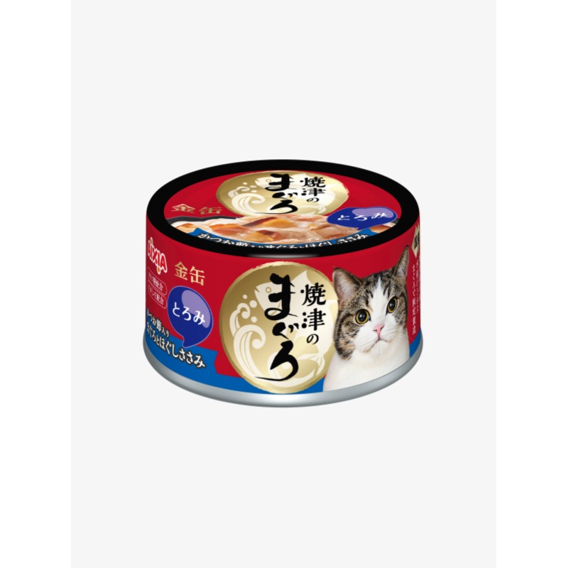 Aixia Yaizu-no-Maguro Cat Wet Canned Food  Tuna & Chicken w/Dried SkipJack in Rich Sauce 70g