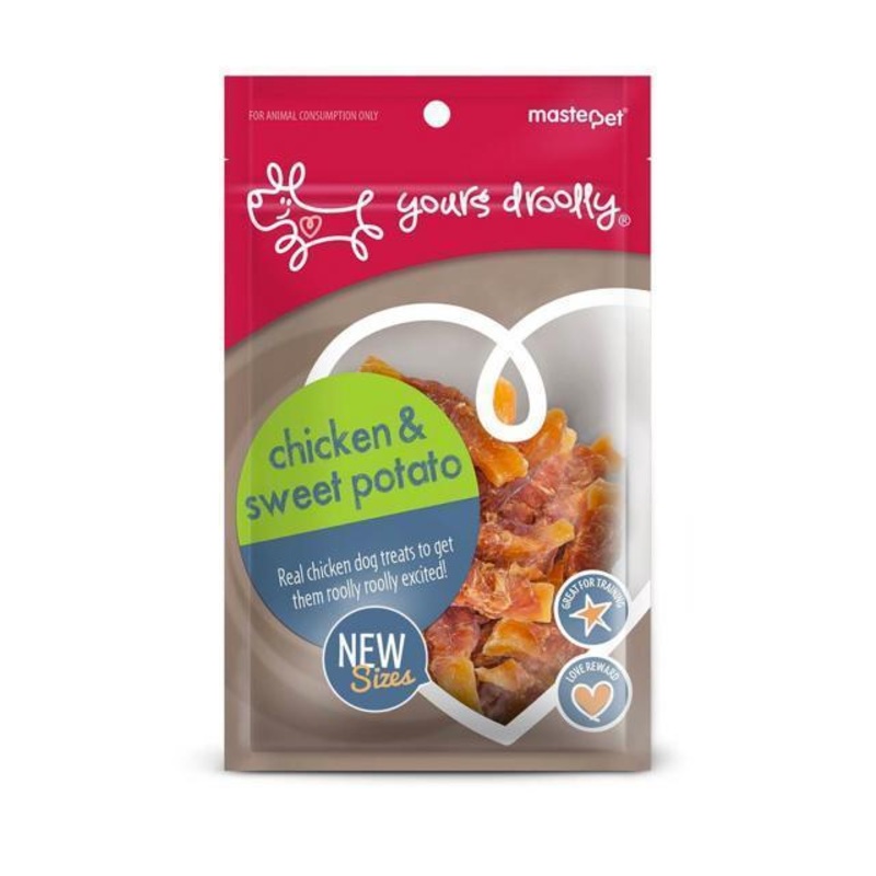 Yours Droolly Dog Treats Chicken and Sweet Potato 110g ^._.^