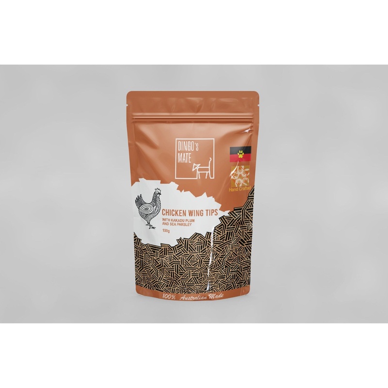 Dingos Mate Chicken Wing Tips with Kakadu Plum and Sea Parsley 100g