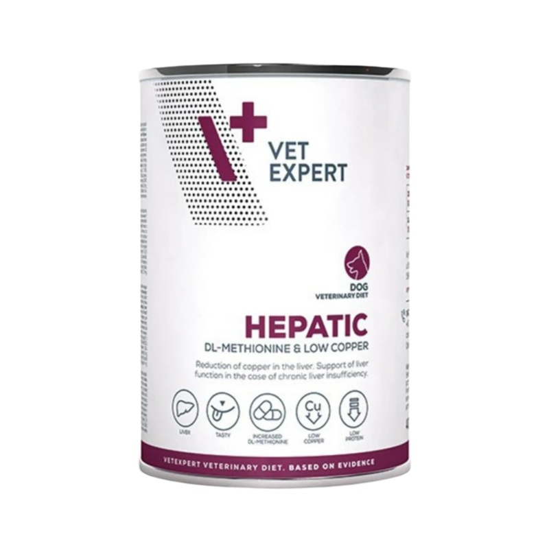 VET EXPERT HEPATIC DOG CAN FOOD