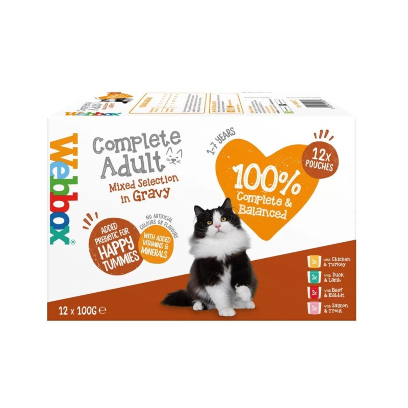 12pcs x CAT DELIGHT POUCH GRAVY 100g