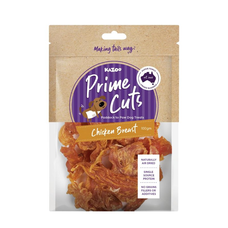Kazoo Prime Cuts Chicken Breast Dog Treats 100g ^._.^