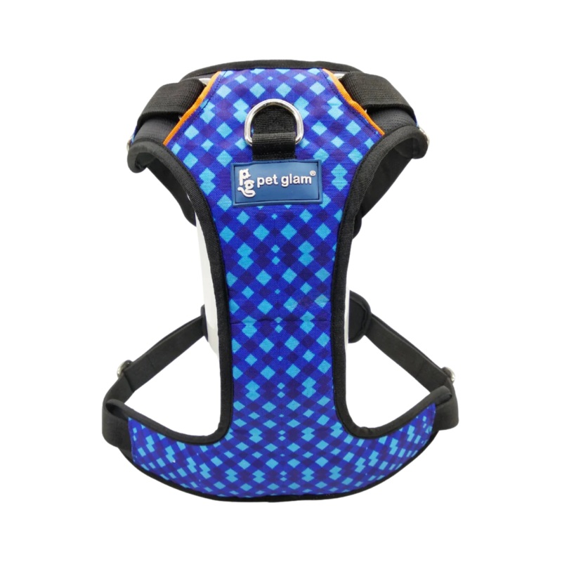 PG DOG HARNESS BAILEY BLUE (S)