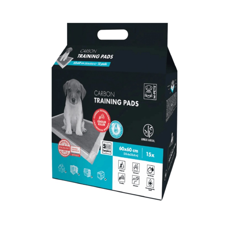 M-PETS CARBON TRAINING PADS 60X60 (S)