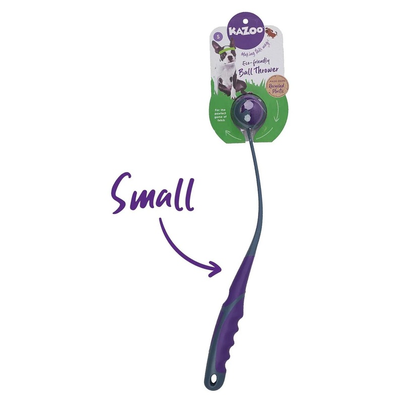 Kazoo Eco Friendly Ball Thrower Dog Toy Small ^._.^