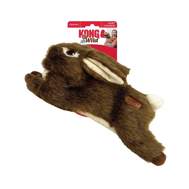 KONG Wild Low Stuff Rabbit Medium Dog Toy ^._.^