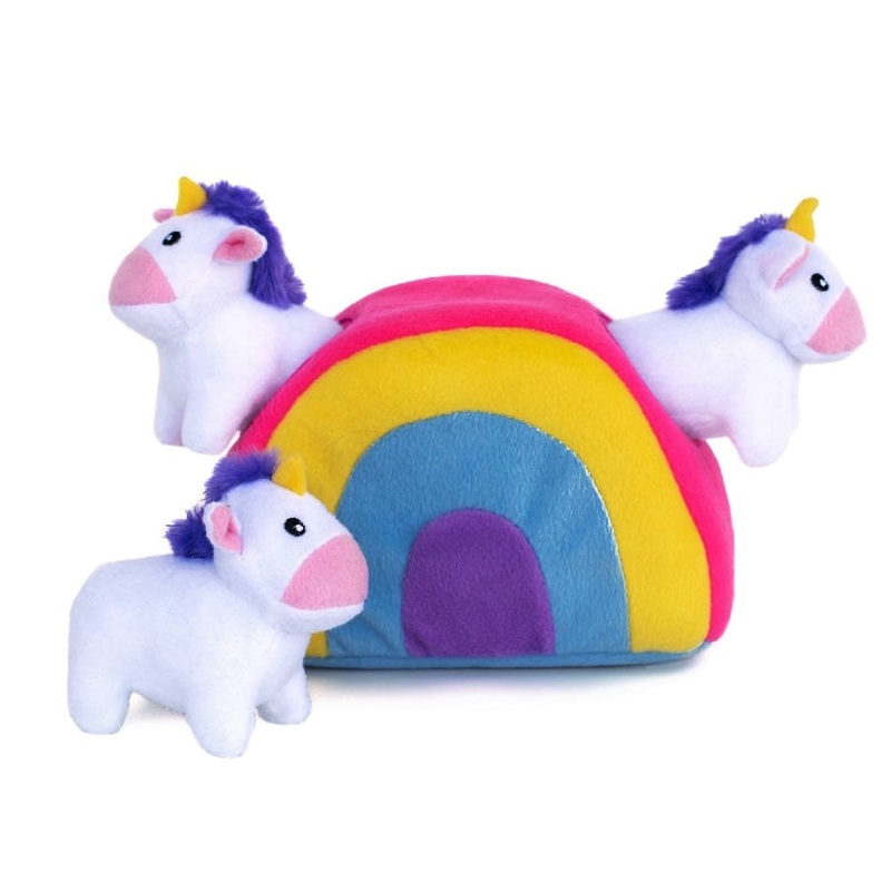 Zippypaws Burrow – Unicorns in Rainbow