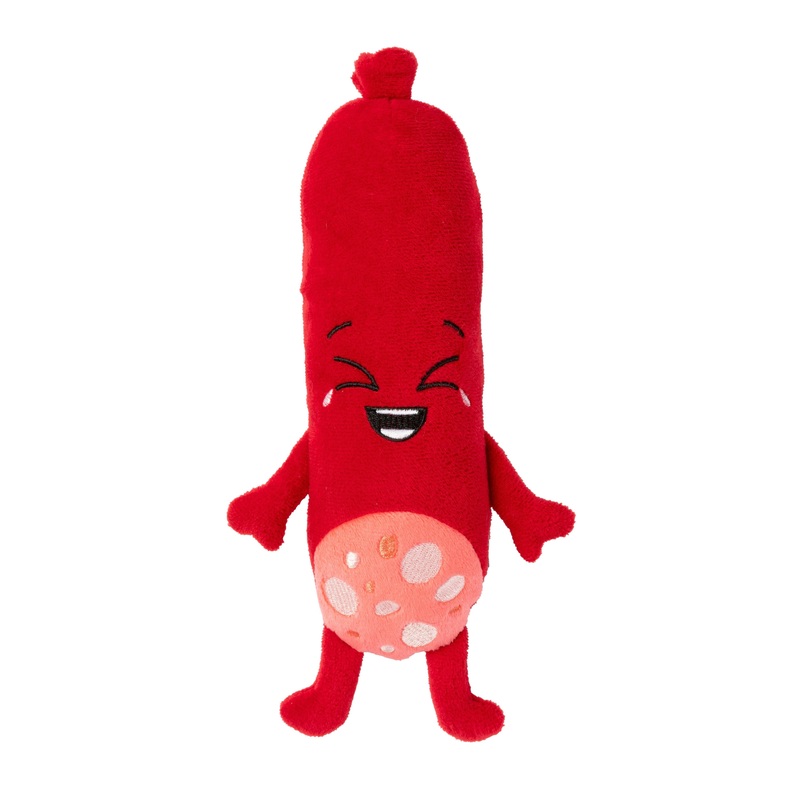 FuzzYard Meatheads Pepper-Toni Soft Dog Toy