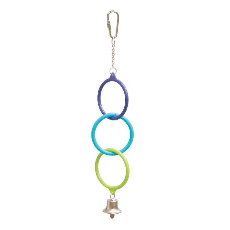 Kazoo Bird Toy Triple Ring with Bell