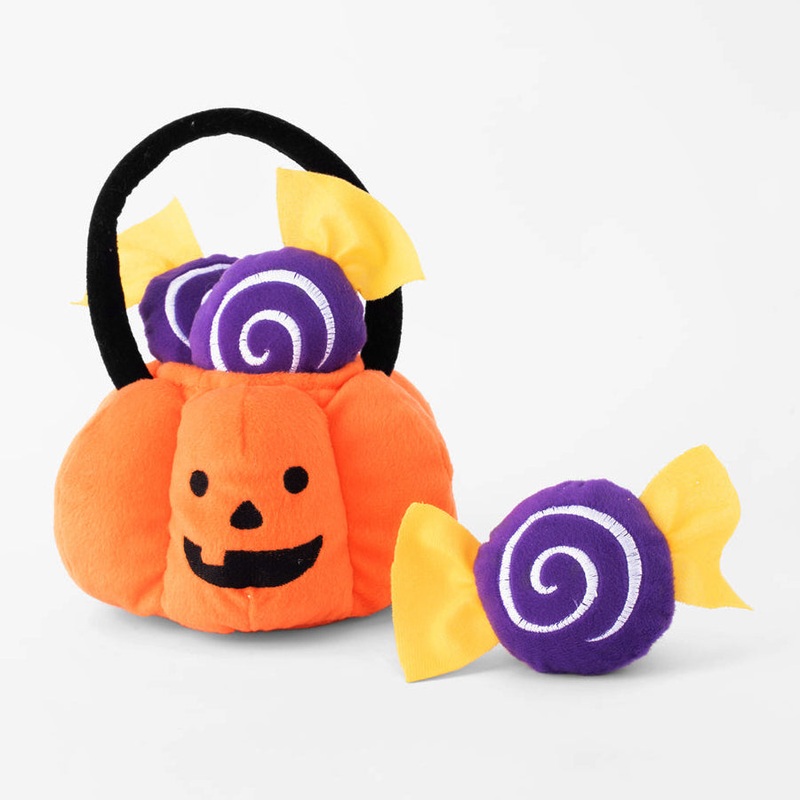 Zippypaws Halloween Burrow – Trick-or-Treat Basket