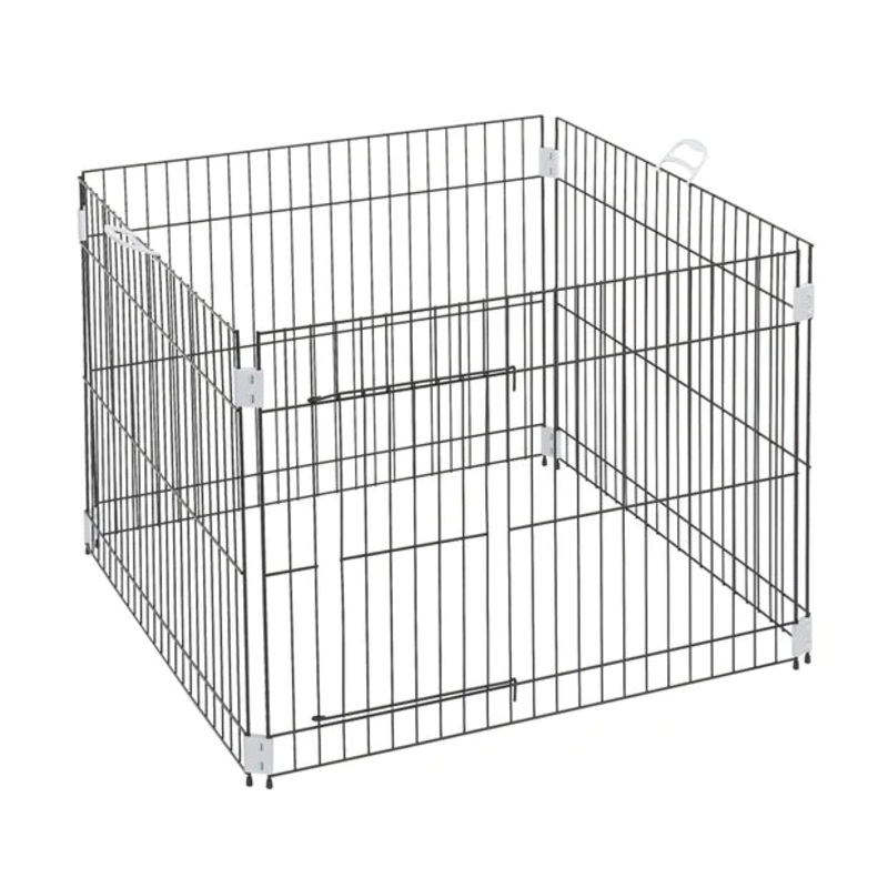 DOG TRAINING CAGE PEN BLUE|80x80x62cm