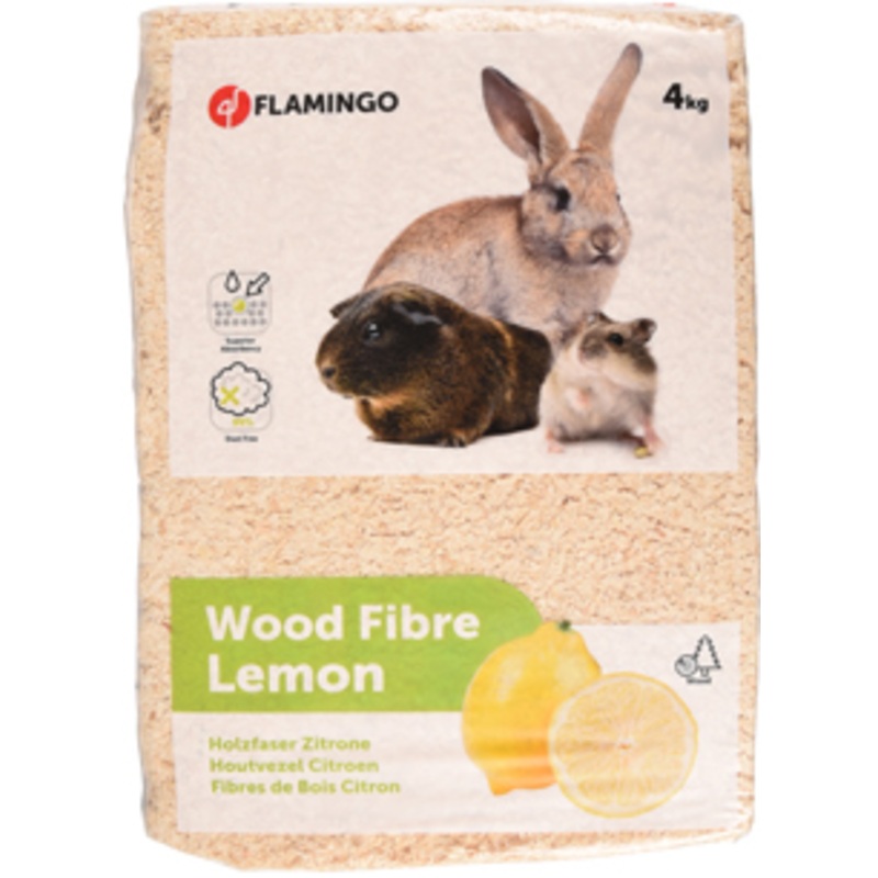 WOOD FIBRE LEMON NATURAL  4kg/56LTR