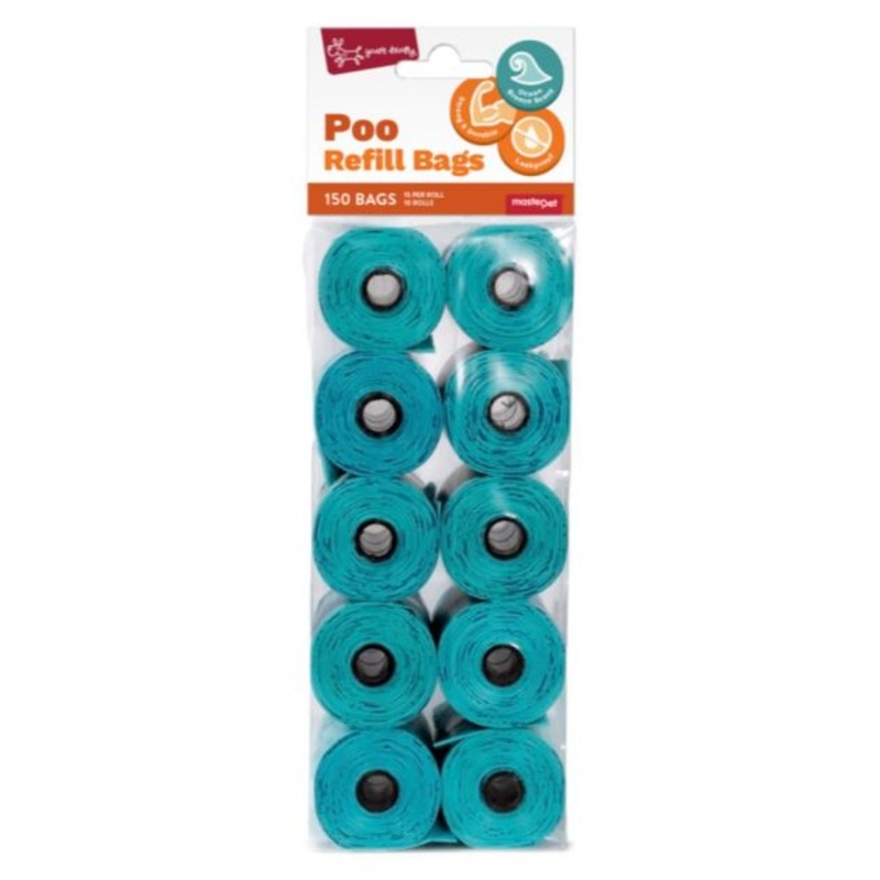 Yours Droolly Scented Dog Poo Bags – 150 Bags