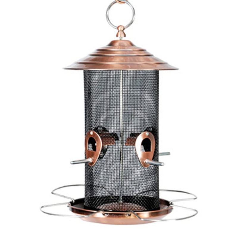 Woodlink Copper Mixed Seed Bird Feeder