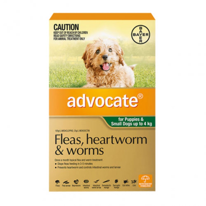 Advocate Puppies & Dog up to 4kg