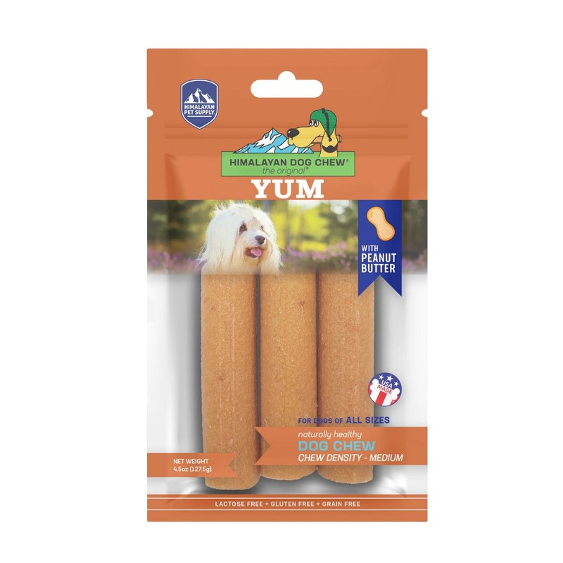 Himalayan Pet Supply Yaky Chew Yum Peanut Butter Dog Treat