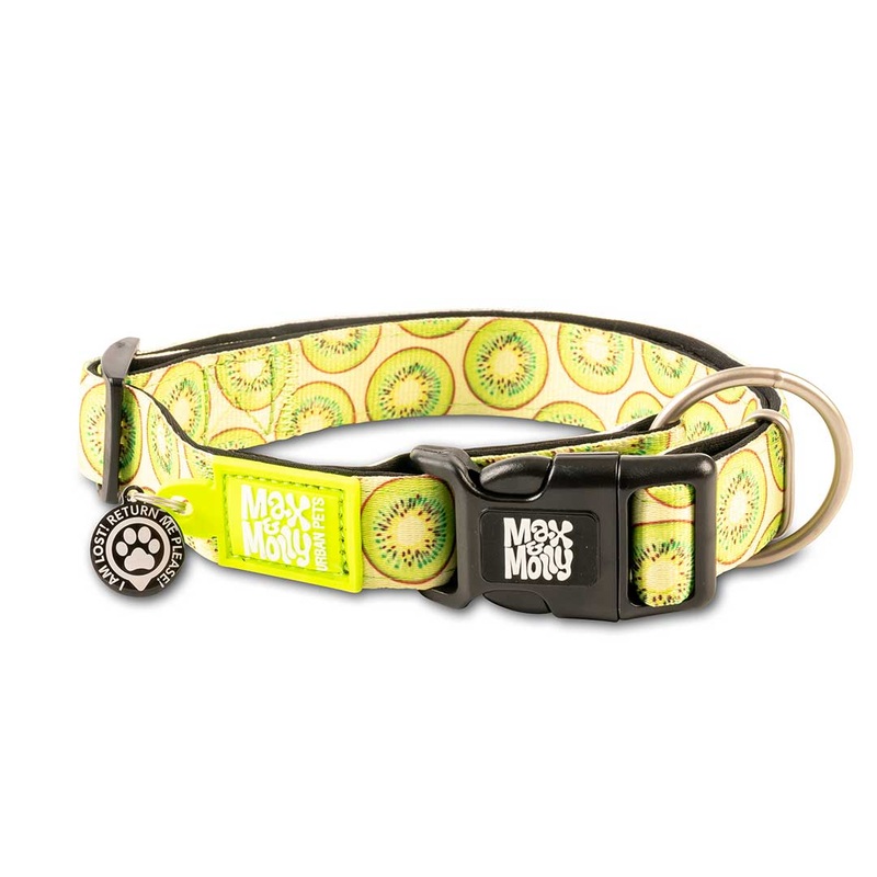 Max & Molly Kiwi Smart ID Dog Collar Medium***