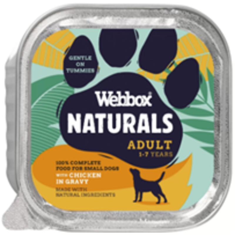 WEBBOX NATURALS DOG CHICKEN IN GRAVY 150G
