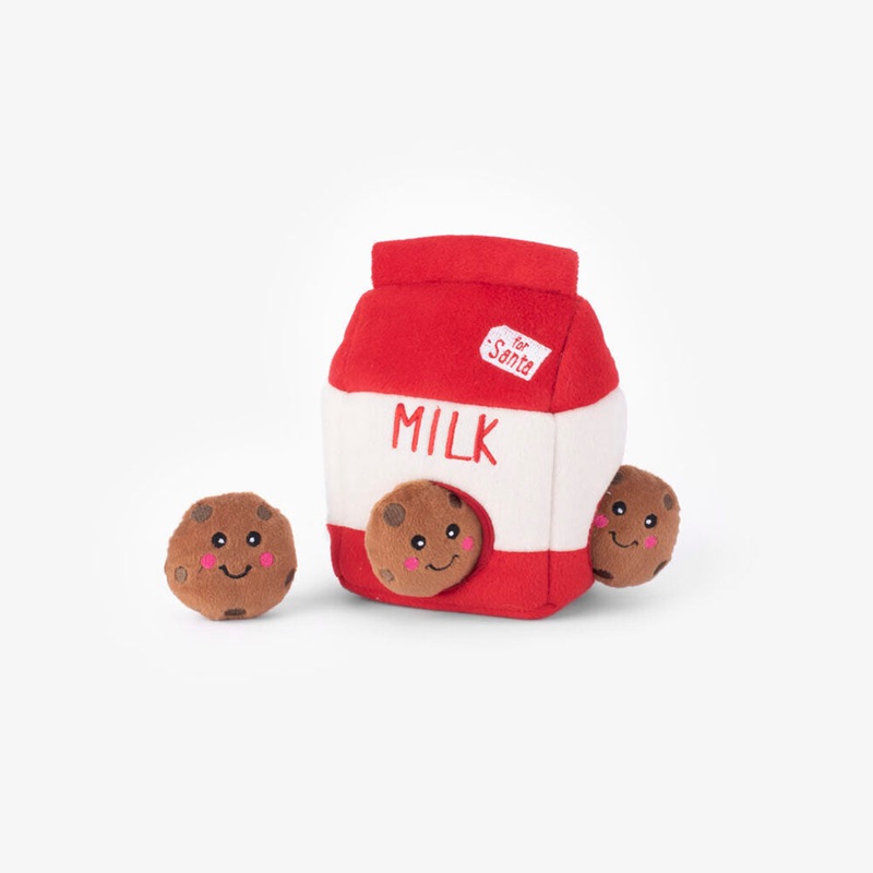 Zippypaws Burrow – Santa’s Milk & Cookies