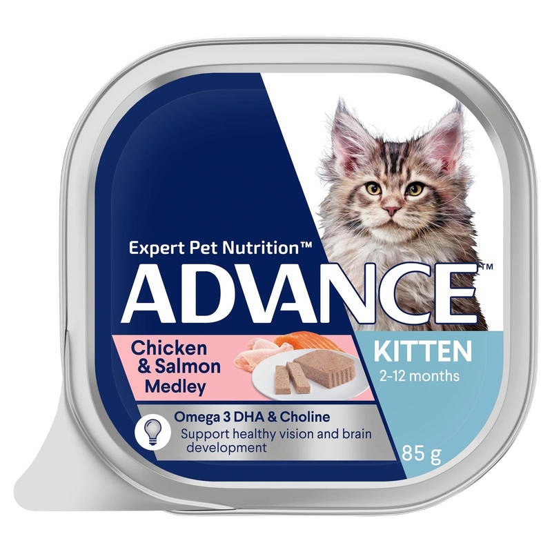 Advance Kitten Chicken and Salmon Medley