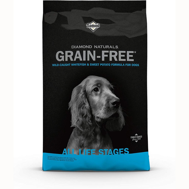 *DONATION TO ACTION FOR SINGAPORE DOGS* Diamond Naturals Dog Grain-Free Wild-Caught Whitefish & Sweet Potato 28lb