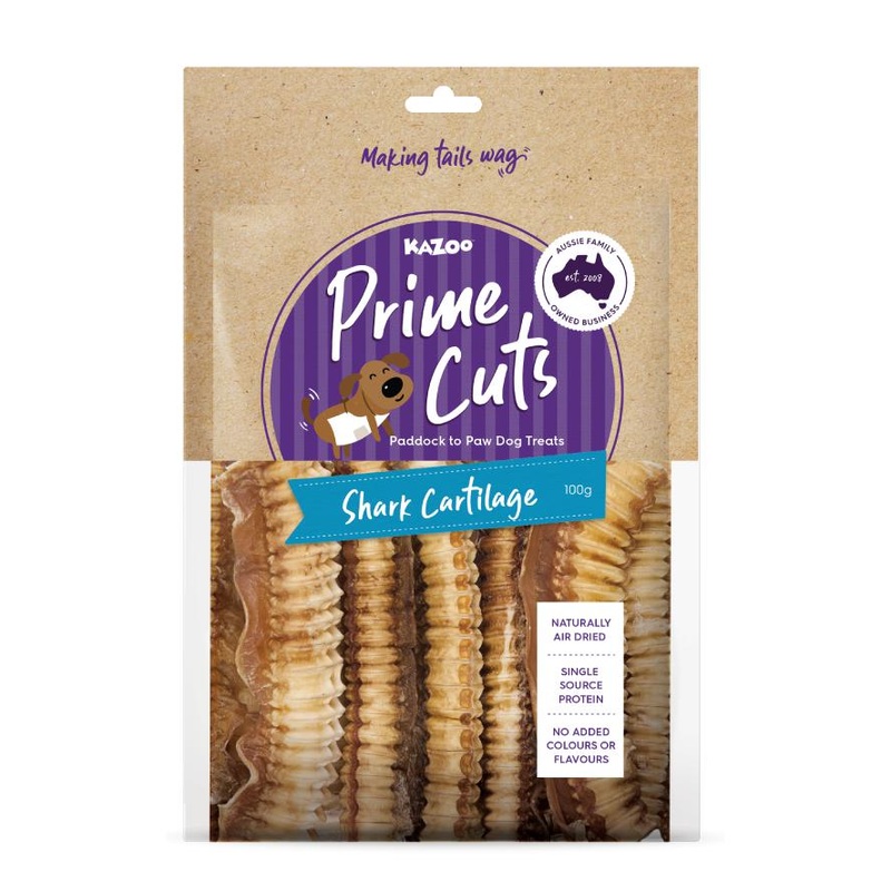 Kazoo Prime Cuts Shark Cartilage Dog Treats 100g ^._.^