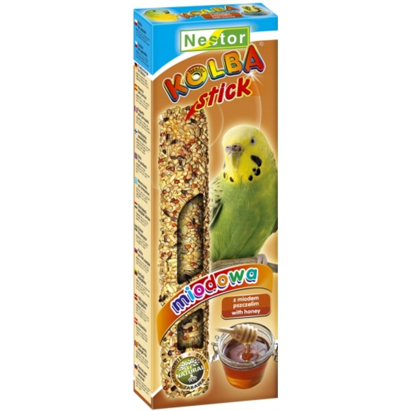 2x BUDGIE STICKS HONEY 85G|85gr